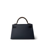 Mini Kelly Sellier Tri-Color Gris Misty/Noir/Alezan Epsom Gold Plated W Stamp - Image 4