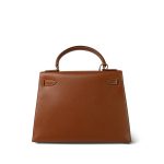 Kelly Sellier 28 Gold Courchevel Gold Plated T Circle Stamp - Image 12