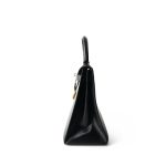 Kelly Sellier 28 Black Box Calfskin Gold Plated (H) Stamp - Image 14