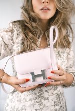 Constance 18 Mauve Pale Palladium Plated B Stamp - Image 2