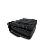 21S Black Lambskin Quilted Small Trendy CC Light Gold Hardware - Image 8