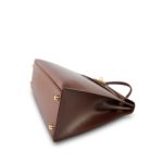 Kelly Sellier 32 Brown Box Calfskin Gold Plated [B] Stamp - Image 5
