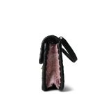 Pink/White Tweed Calfskin Braided My Own Frame Flap Bag Mini LGHW - Image 10