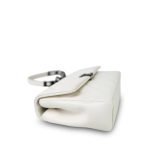 White Caviar Quilted My Everything Flap Black Hardware - Image 14