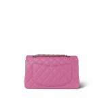 21P Pink Caviar Quilted Classic Flap Small Light Gold Hardware - Image 3