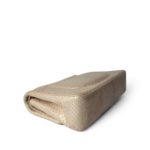 Iridescent Beige Python Classic Flap Medium LGHW - Image 8