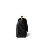 Black Goatskin Quilted 19 Flap Small MHW - Image 8