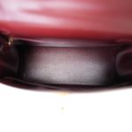Kelly Sellier 28 Rouge H Box Calfskin Gold Plated L Circle Stamp - Image 7