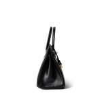 Birkin 30 Black Box Calfskin Gold Plated G Square Stamp - Image 4