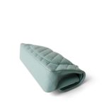 Tiffany Blue Caviar Quilted Classic Flap Small Light Gold Hardware - Image 8