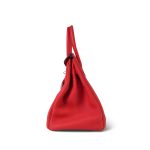 Birkin 30 Rouge de Coeur Veau Togo Gold Plated D Stamp - Image 8