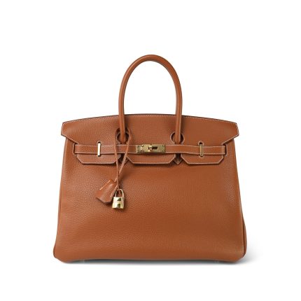 Birkin 35 Gold Ardennes Gold Plated [D] Stamp