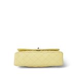 Yellow Caviar Quilted Classic Flap Medium Light Gold Hardware - Image 3