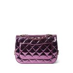 24C Shiny Light Pink Calfskin Quilted Flap Bag & Coin Purse - Image 4