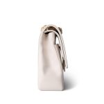 Vintage White Lambskin Quilted Double Flap Medium GHW - Image 4