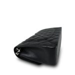 Black Jumbo Caviar Quilted Classic Flap SHW - Image 11