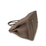 Birkin 35 Etoupe Veau Togo Gold Plated A Stamp - Image 13