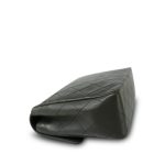 Dark Green/Khaki Lambskin Quilted Border Single Flap Gold Hardware - Image 9