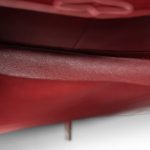 Burgundy Caviar Quilted Classic Flap Medium SHW - Image 10