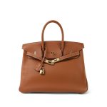 Birkin 35 Gold Ardennes Gold Plated [D] Stamp - Image 8