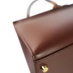 Kelly Sellier 32 Brown Box Calfskin Gold Plated [B] Stamp - Image 16