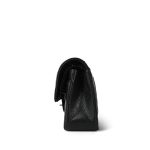Black Caviar Quilted Small Classic Flap Silver Hardware - Image 2
