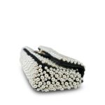 19S Pearl On Flap Mini Rectangular Flap Bag Light Gold Hardware - Image 3