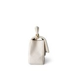 21S Ivory Caviar Quilted Mini Top Handle Antique Gold Hardware - Image 4