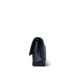 Navy Lambskin Quilted Medium Classic Flap GHW - Image 2