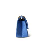 24P Blue Aged Calfskin Quilted Mini Reissue 2.55 Flap Aged Gold Hardware - Image 5
