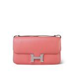 Constance Elan Flamingo Epsom Palladium Plated R Square Stamp - Image 4