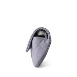 21K Lilac Caviar Quilted Classic Sunglasses Case with Chain SHW - Image 3