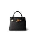 Kelly Sellier 28 Black Epsom Gold Plated Y Stamp - Image 16