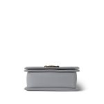 Grey Caviar Quilted Boy Bag Small LGHW - Image 7