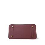 Birkin 25 Rouge H Veau Togo Gold Plated Y Stamp - Image 12