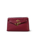 Kelly Pochette Rouge Grenat Swift Gold Plated X Stamp - Image 11
