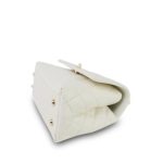 21A White Caviar Quilted Small Coco Handle LGHW - Image 11