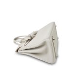 Birkin 25 Beton Togo Palladium Plated D Stamp - Image 10