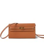 Kelly Wallet To Go Gold Veau Epsom Gold Plated U Stamp