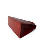 Kelly 28 Rouge Box Calfskin Gold Plated (X) Stamp - Image 10