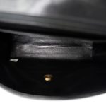 Vintage Black Caviar Quilted Square Flap Gold Hardware - Image 11