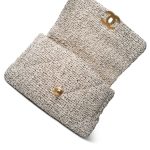 21S Oreo Tweed Quilted 19 Flap Small Mixed Hardware - Image 11