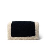Navy/Cream Shearling Boy Bag Old Medium Ruthenium Hardware - Image 4