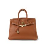 Birkin 35 Gold Ardennes Gold Plated [D] Stamp - Image 9