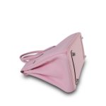 Birkin 25 Rose Sakura Swift Palladium Plated T Stamp - Image 17