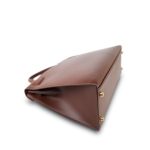 Kelly Sellier 32 Brown Box Calfskin Gold Plated [B] Stamp - Image 8