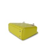 Mini Lady Dior Green Patent Cannage - Image 7
