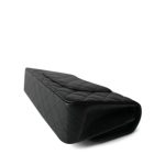 Black Caviar Quilted Medium Classic Flap Gold Hardware - Image 8
