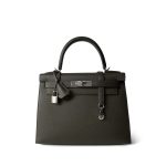 Kelly Sellier 28 Vert De Gris Epsom Palladium Plated Y Stamp