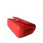 19C Red Caviar Quilted Classic Flap Jumbo LGHW - Image 4